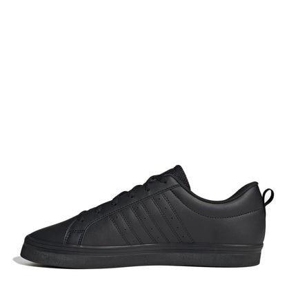 Triple Black - Back - Adidas Mens VS Pace 2.0 3 Stripes Trainers