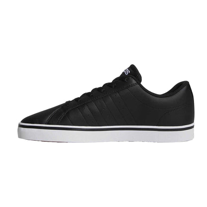 Black-White - Side - Adidas Mens VS Pace 2.0 3 Stripes Trainers