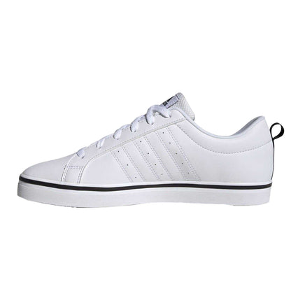White-Black - Side - Adidas Mens VS Pace 2.0 3 Stripes Trainers