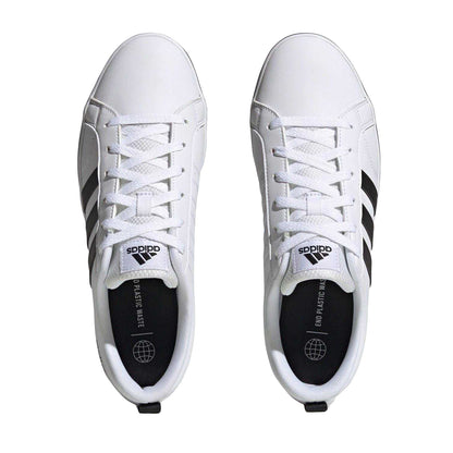 White-Black - Lifestyle - Adidas Mens VS Pace 2.0 3 Stripes Trainers