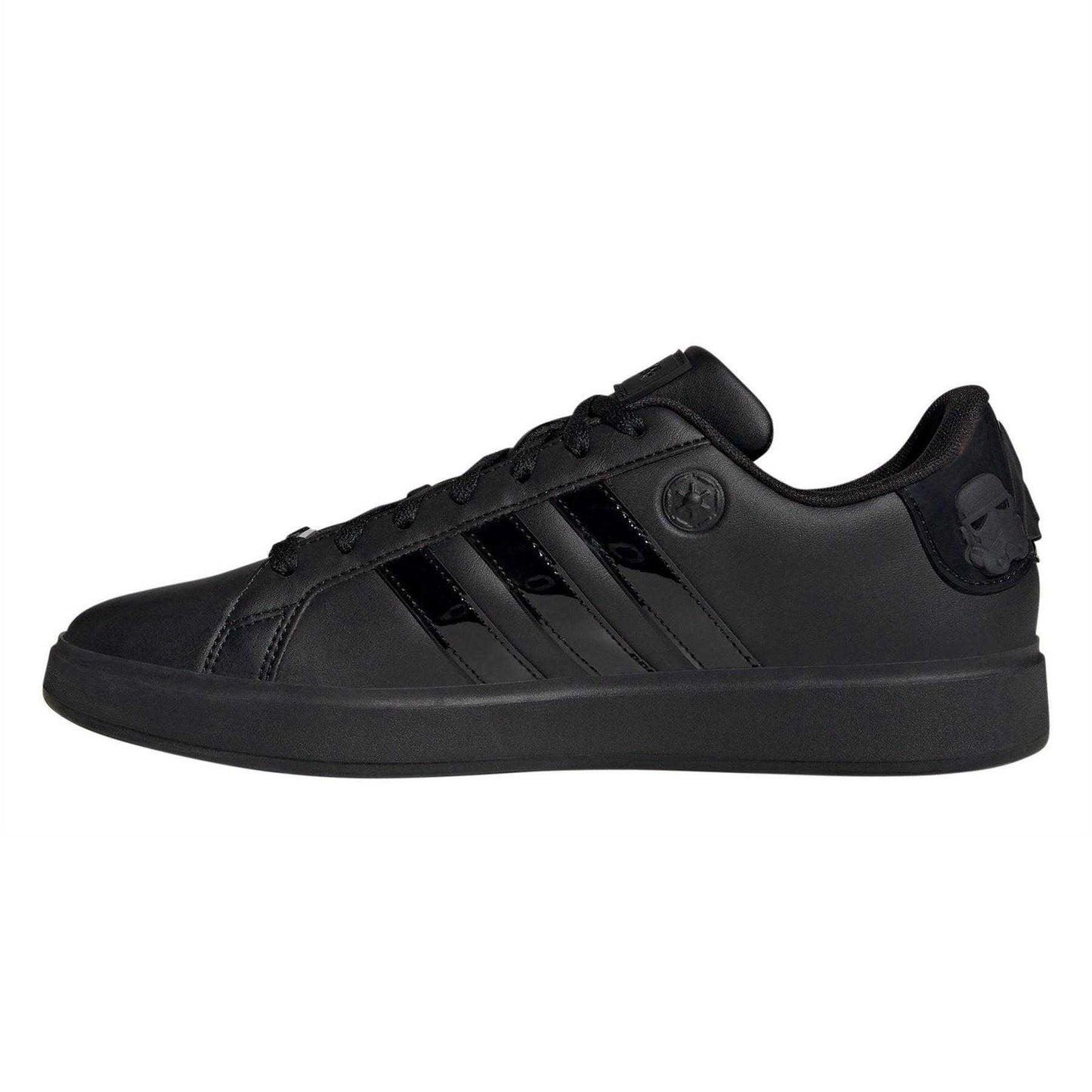 Core Black - Side - Adidas Childrens-Kids Grand Court 2.0 Star Wars Trainers