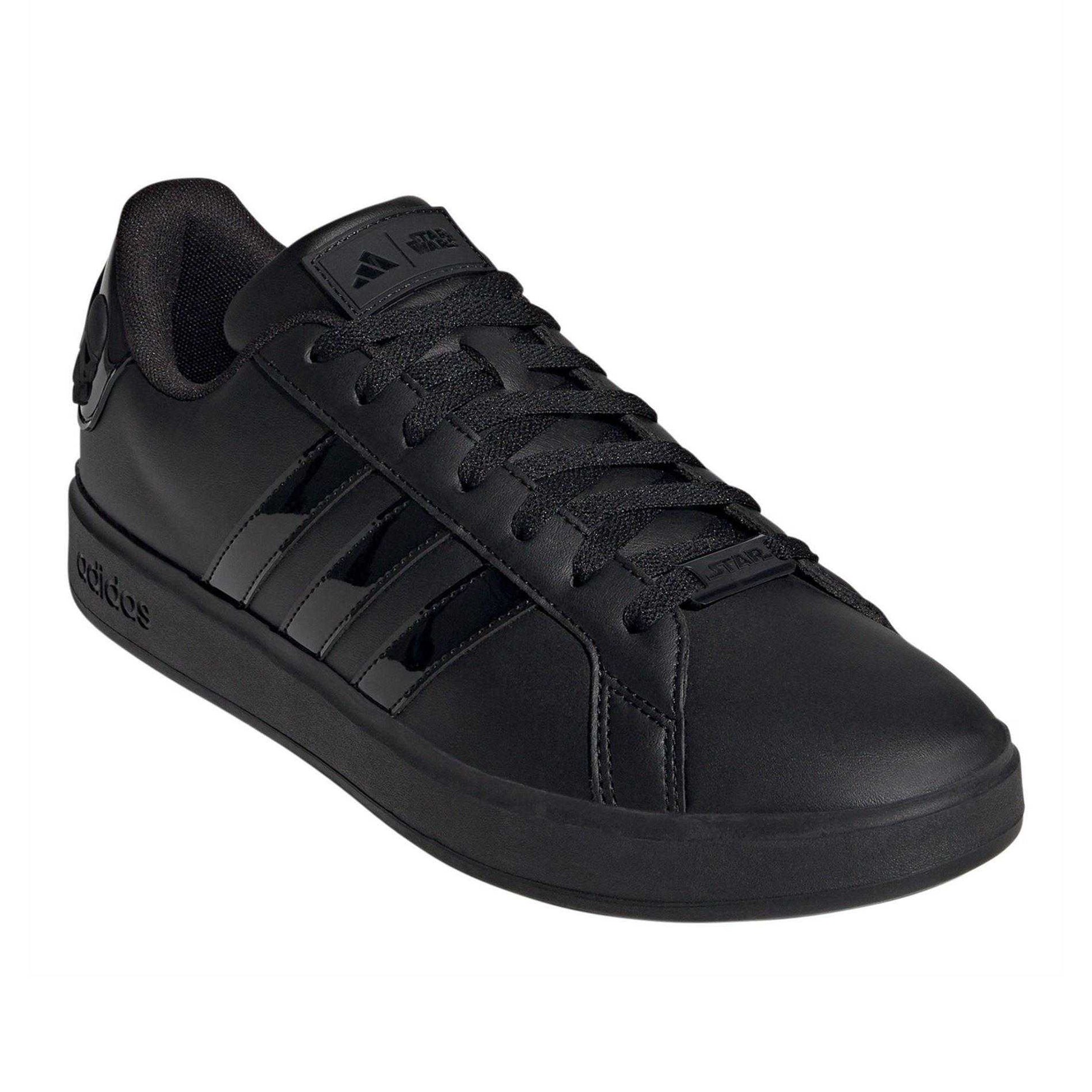 Core Black - Pack Shot - Adidas Childrens-Kids Grand Court 2.0 Star Wars Trainers