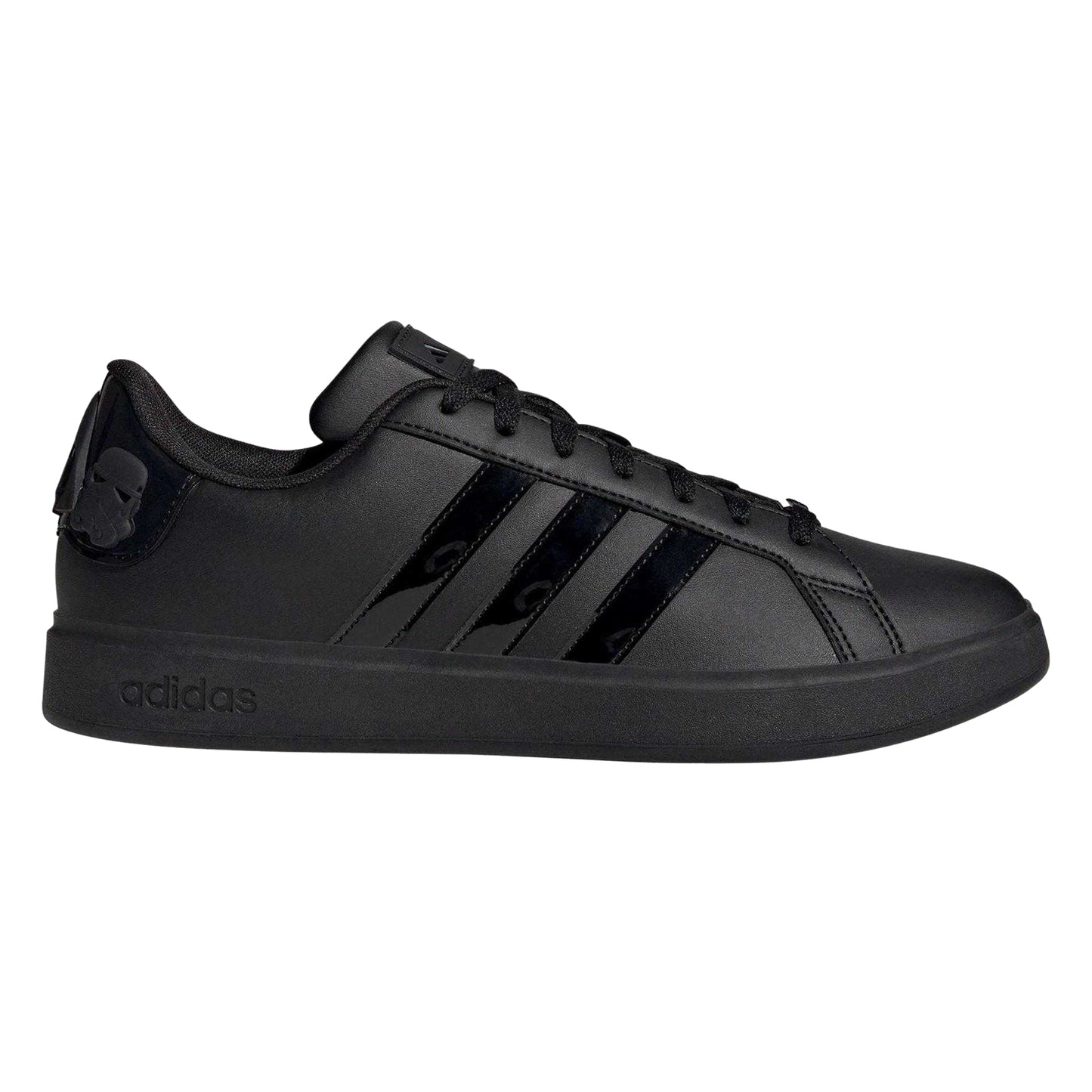 Core Black - Front - Adidas Childrens-Kids Grand Court 2.0 Star Wars Trainers