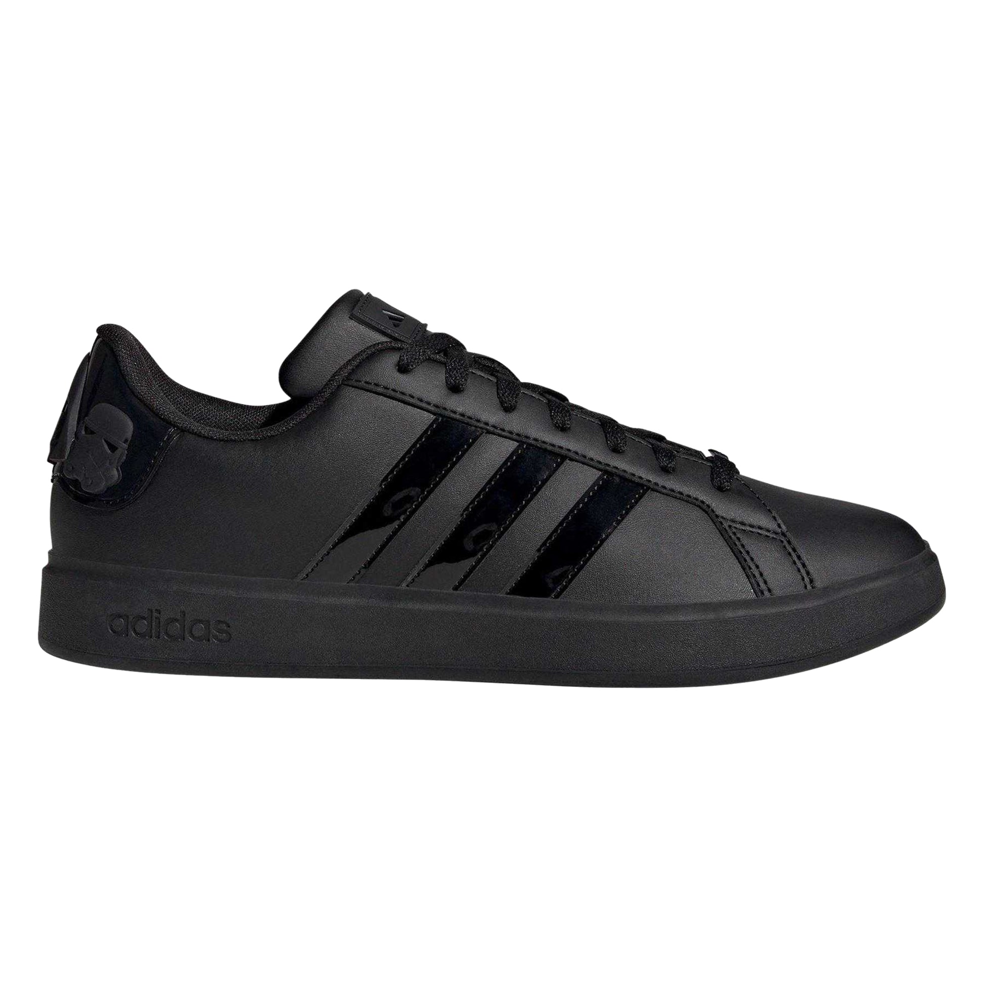 Core Black - Front - Adidas Childrens-Kids Grand Court 2.0 Star Wars Trainers