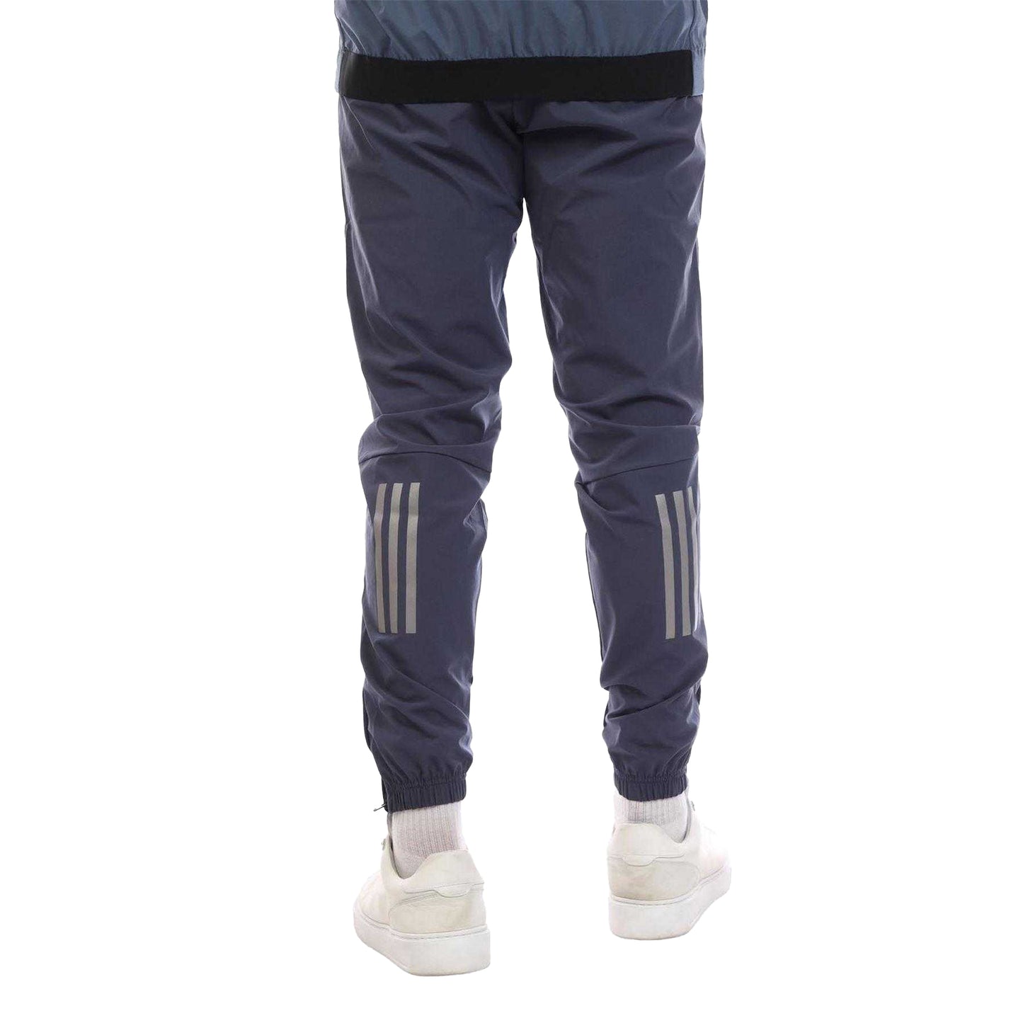Navy - Back - Adidas Mens Woven Tracksuit Bottoms