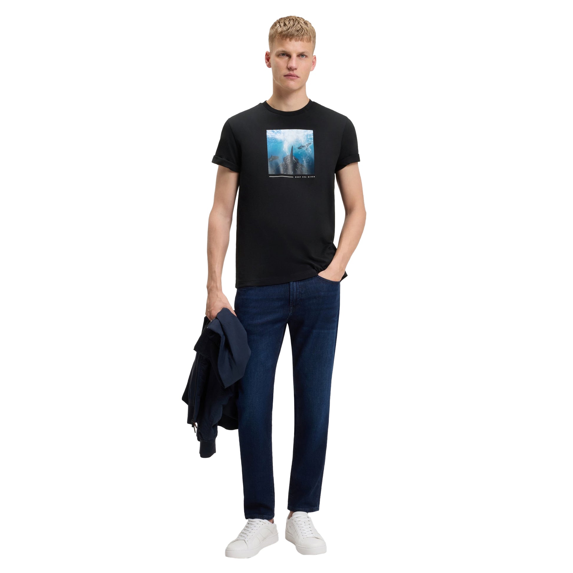Black - Lifestyle - Boss Mens Creature T-Shirt