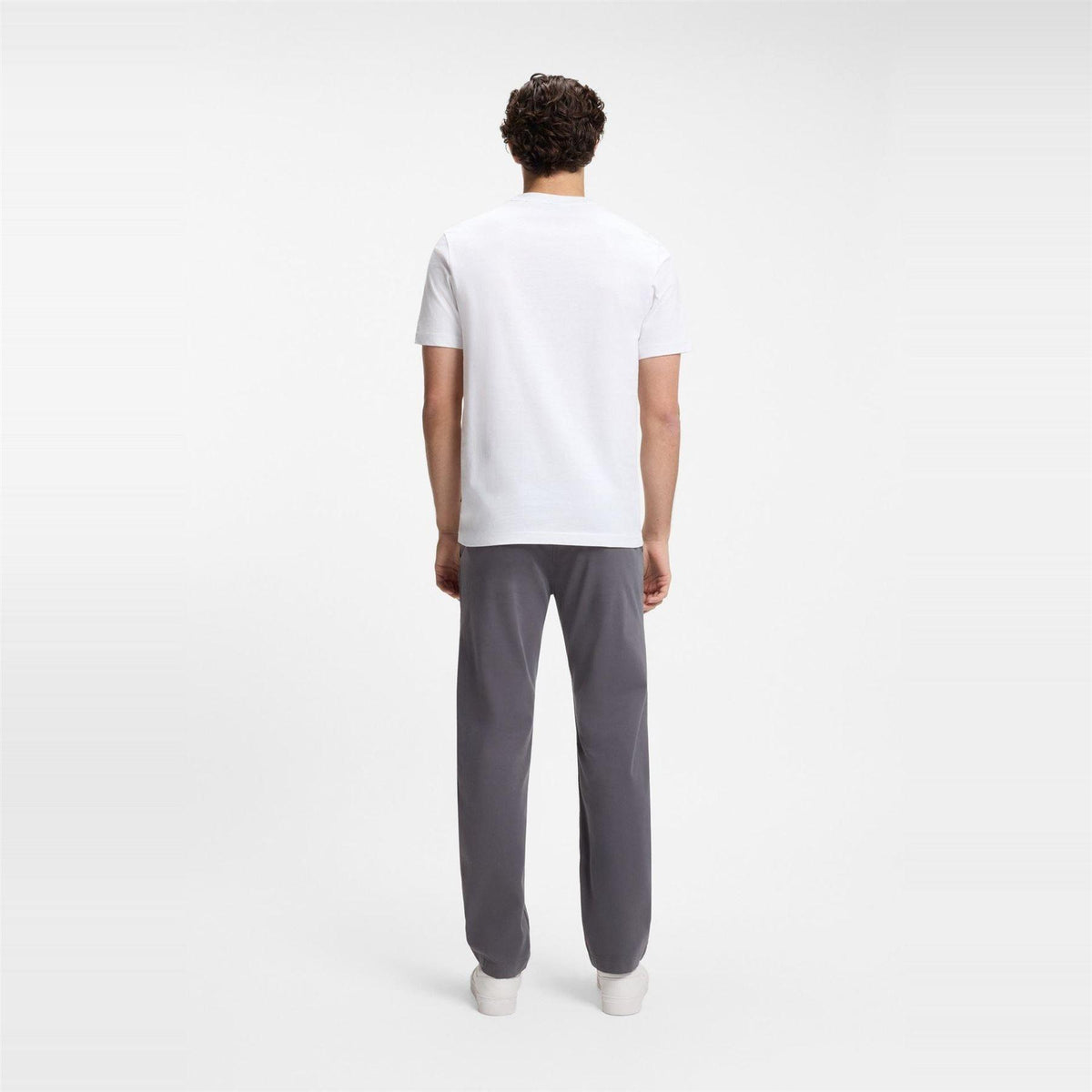 White - Side - Boss Mens Creature T-Shirt