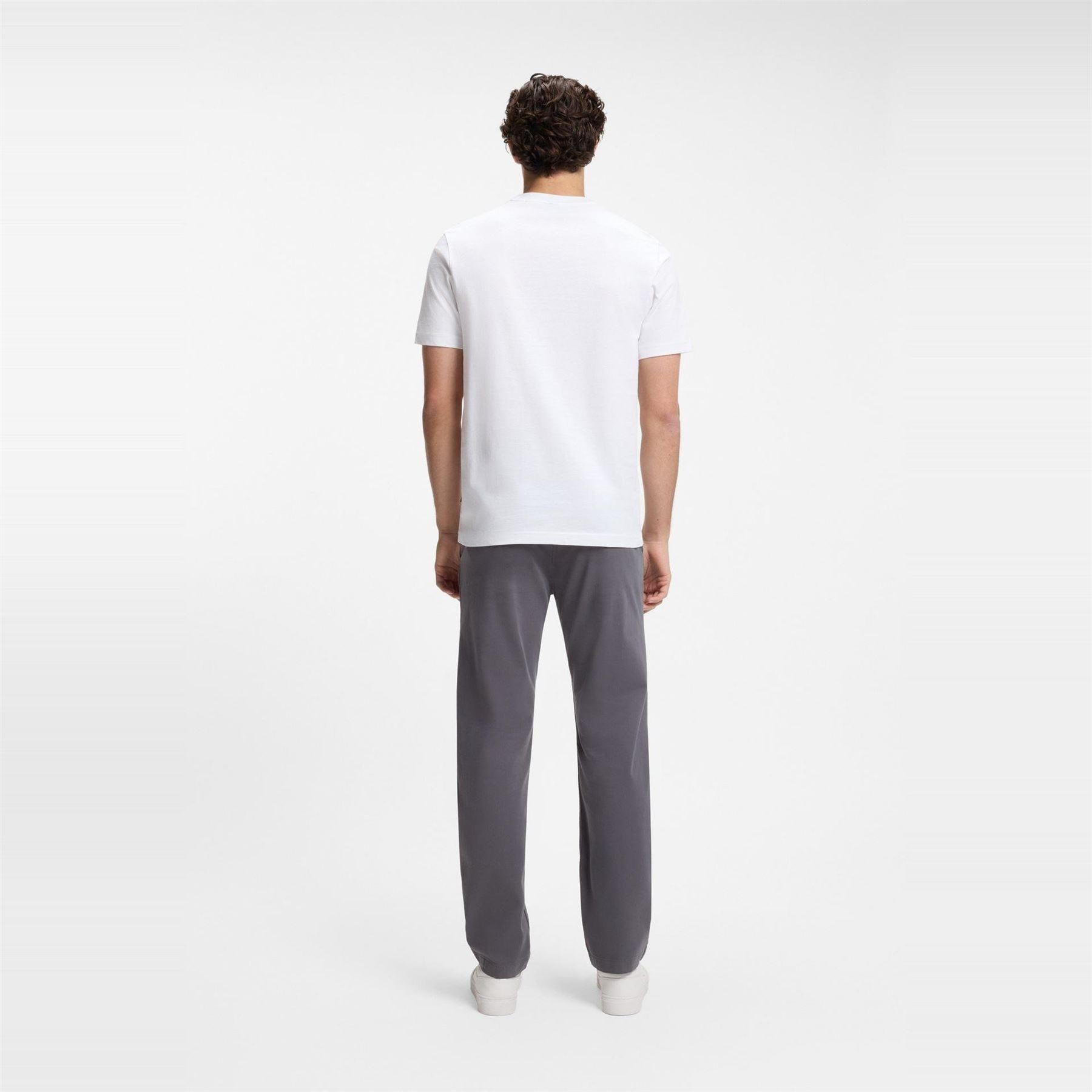 White - Side - Boss Mens Creature T-Shirt