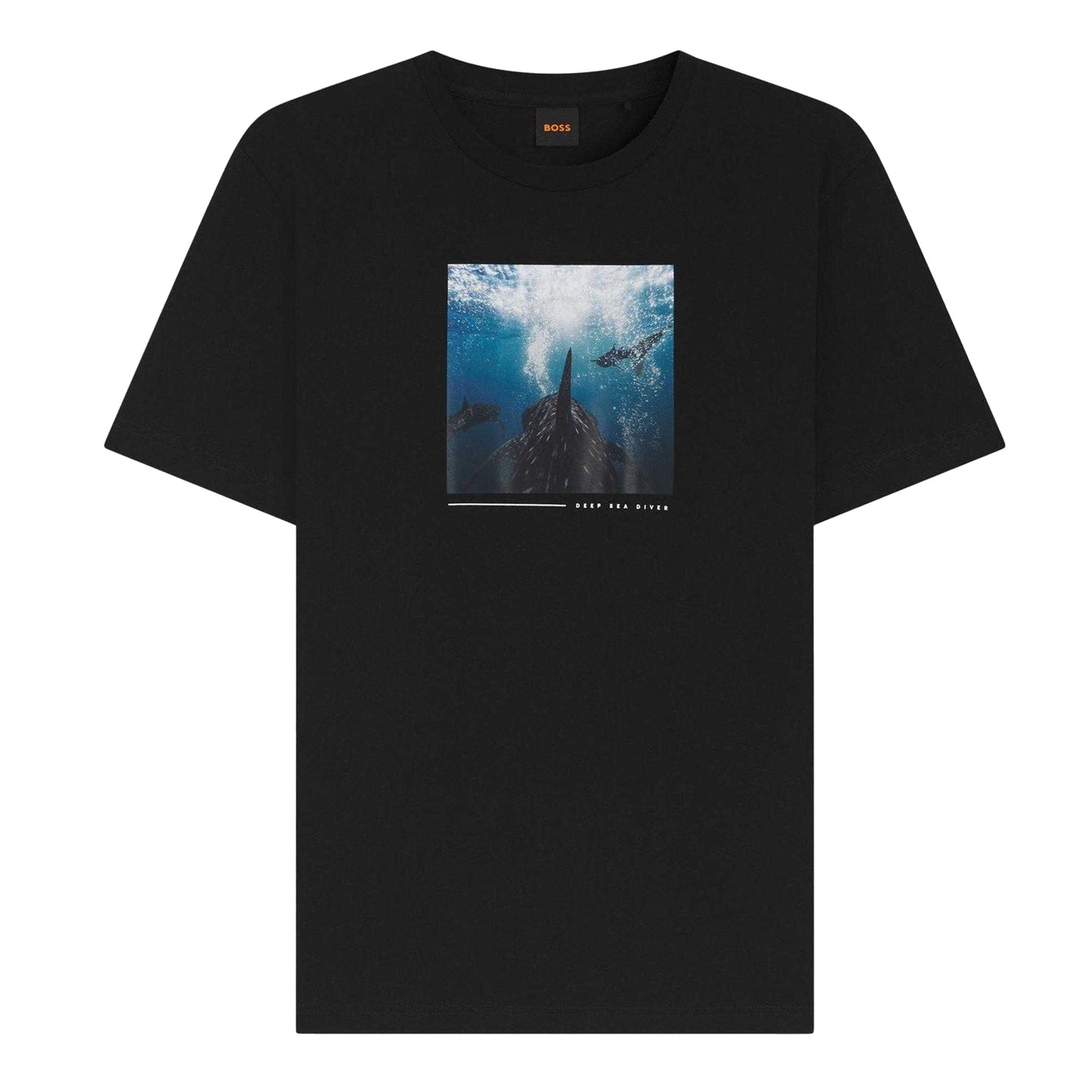 Black - Front - Boss Mens Creature T-Shirt