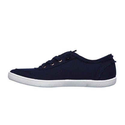 Navy - Back - Skechers Unisex Adult BOBS B Cute Canvas Flat Trainers
