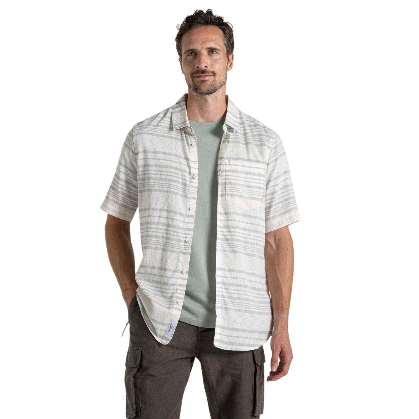 Lichen Green - Front - Craghoppers Mens Shirt