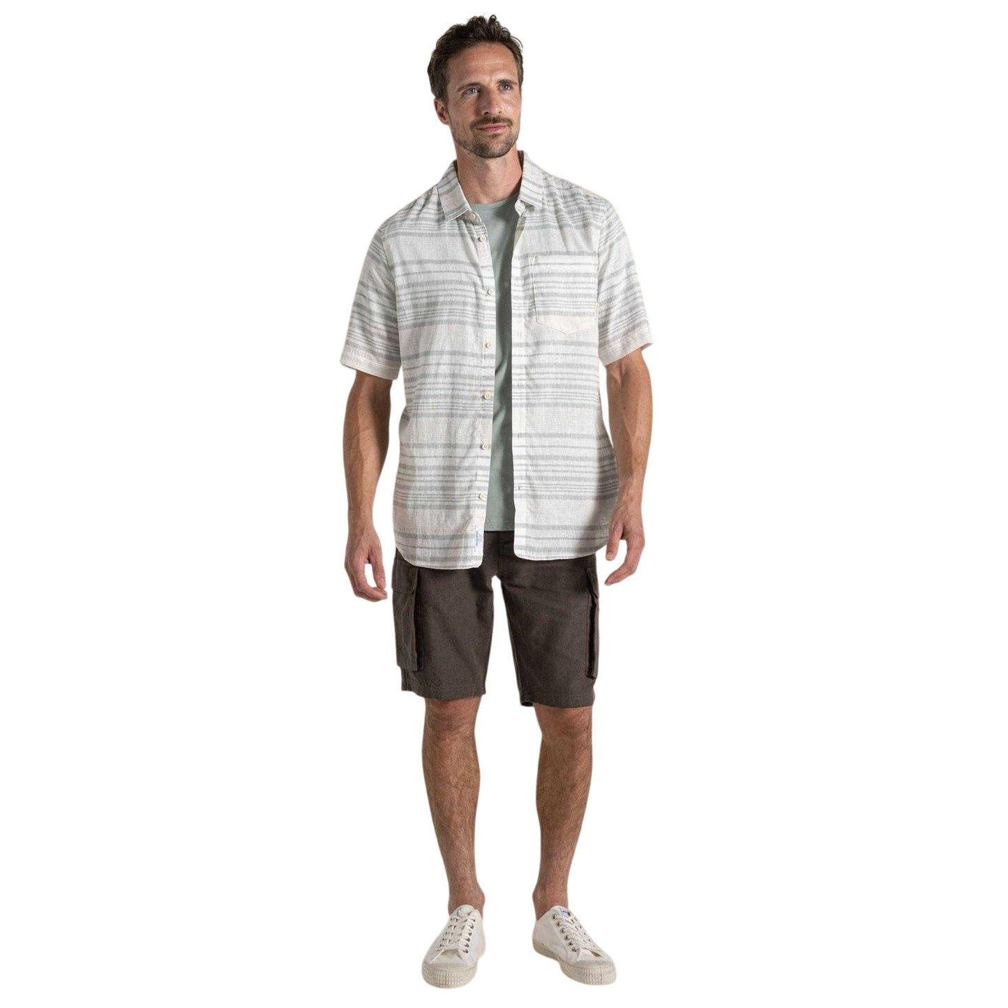 Lichen Green - Side - Craghoppers Mens Shirt