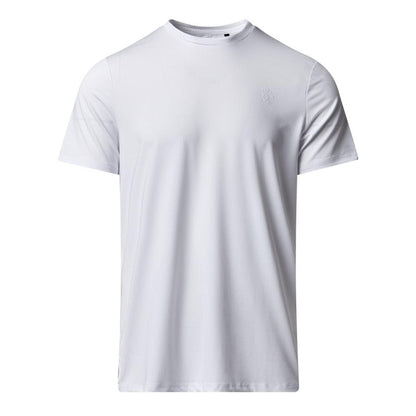 White - Front - Gym King Mens Victory Performance T-Shirt