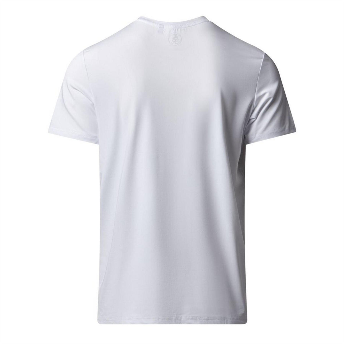 White - Back - Gym King Mens Victory Performance T-Shirt