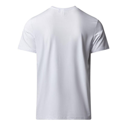 White - Back - Gym King Mens Victory Performance T-Shirt