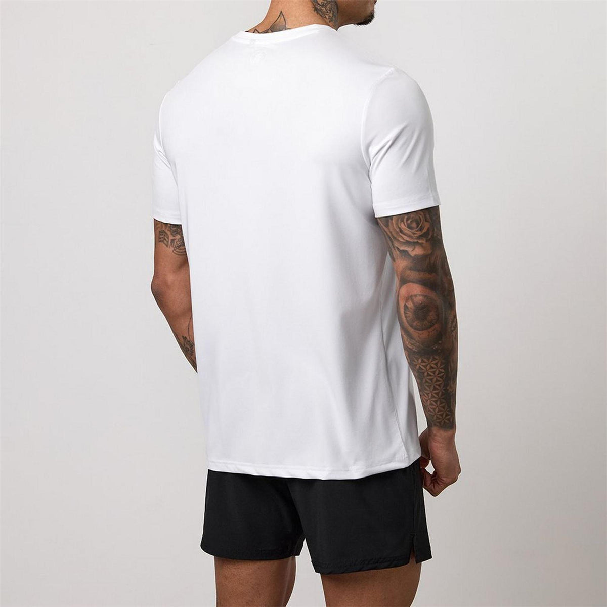 White - Lifestyle - Gym King Mens Victory Performance T-Shirt