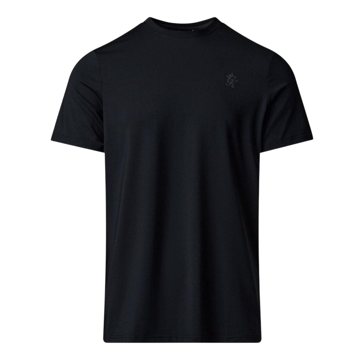 Black - Front - Gym King Mens Victory Performance T-Shirt