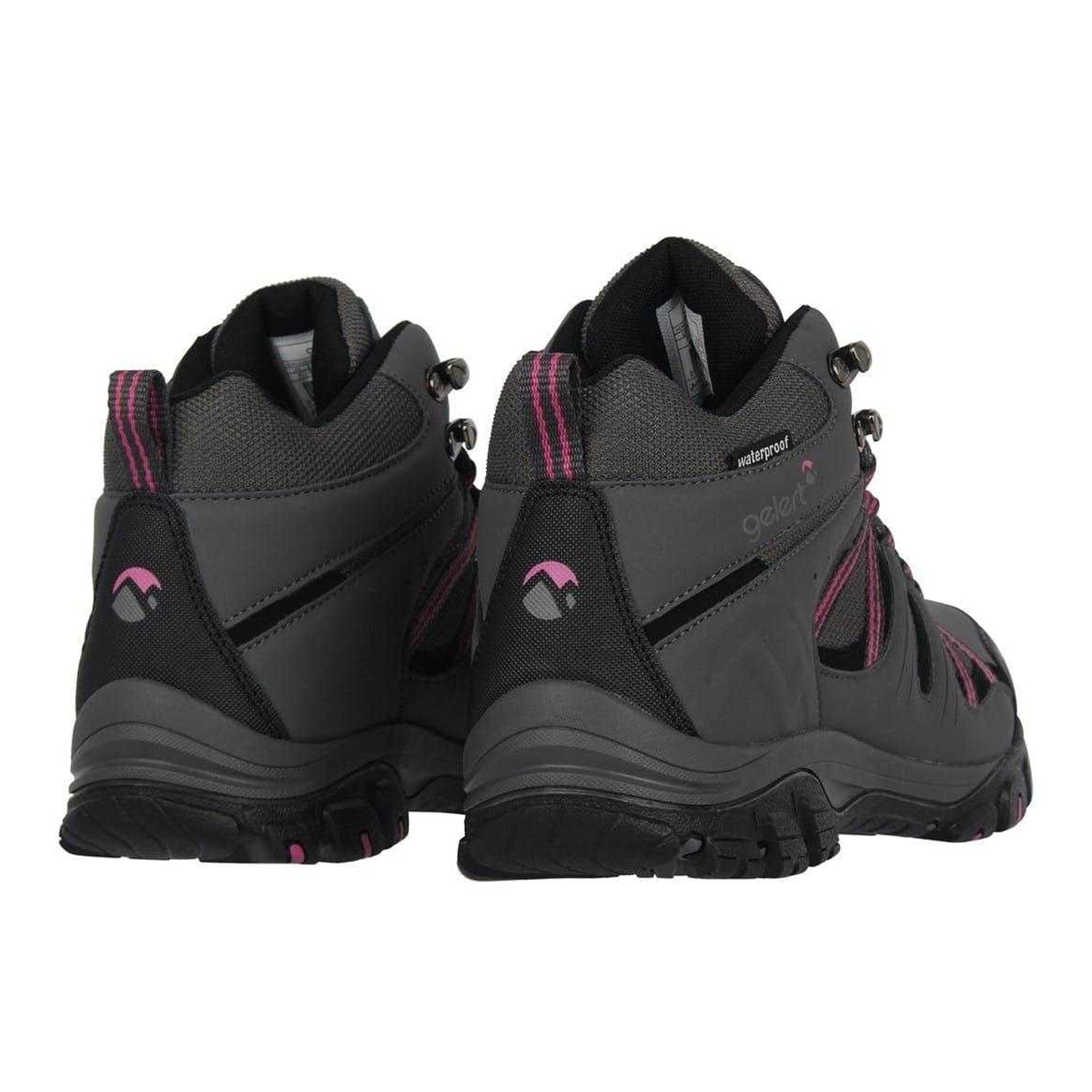 Charcoal - Back - Gelert Womens-Ladies Horizon Waterproof Walking Boots