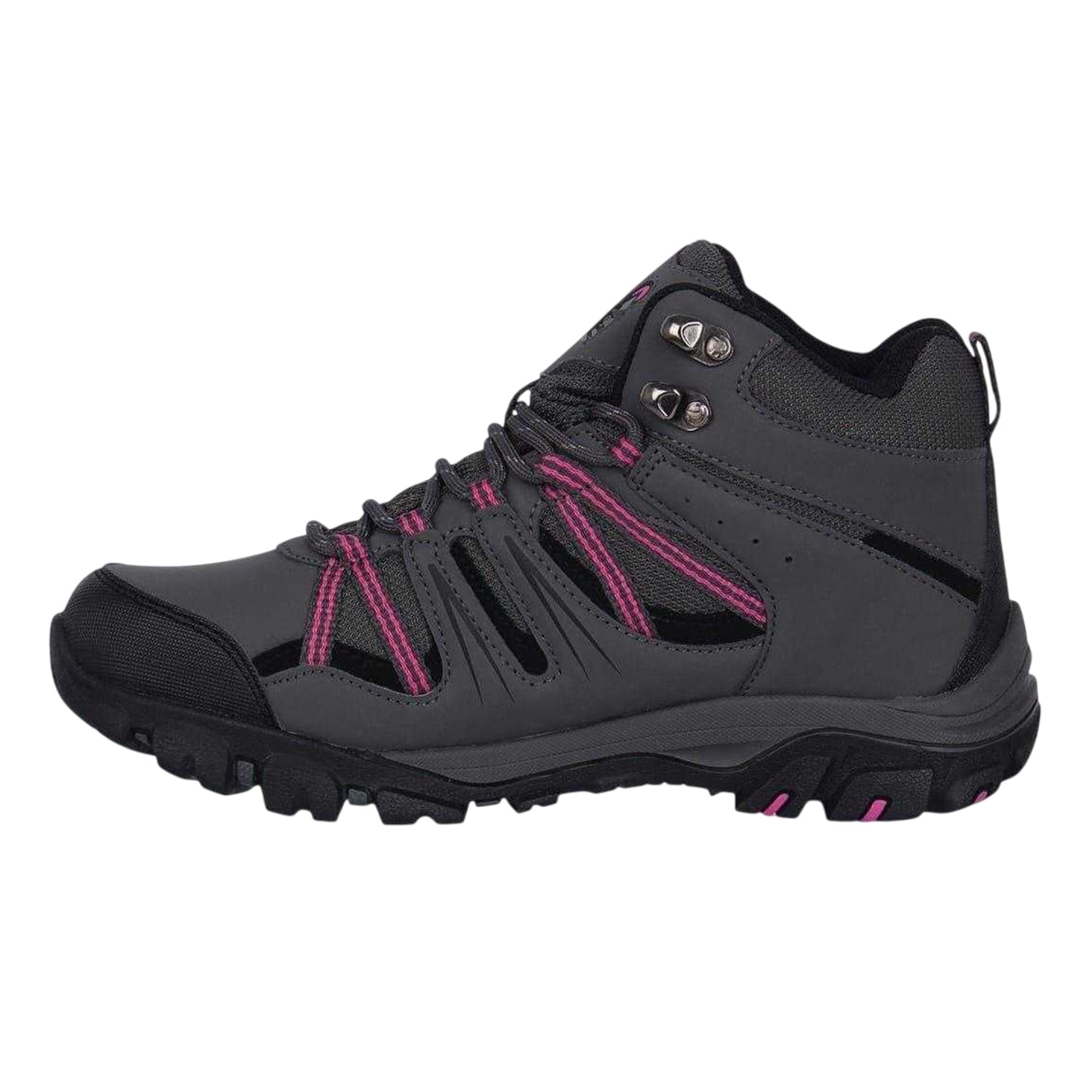 Charcoal - Side - Gelert Womens-Ladies Horizon Waterproof Walking Boots