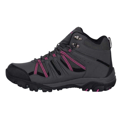 Charcoal - Side - Gelert Womens-Ladies Horizon Waterproof Walking Boots