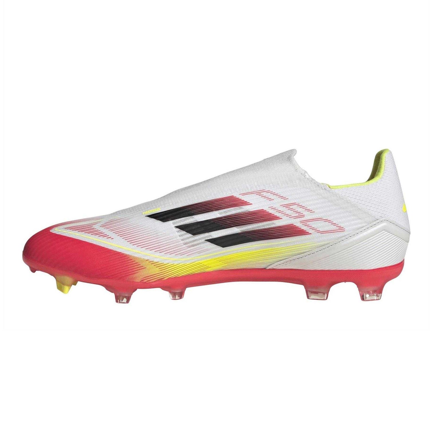 White - Side - Adidas Unisex Adult League Firm Ground Football Boots