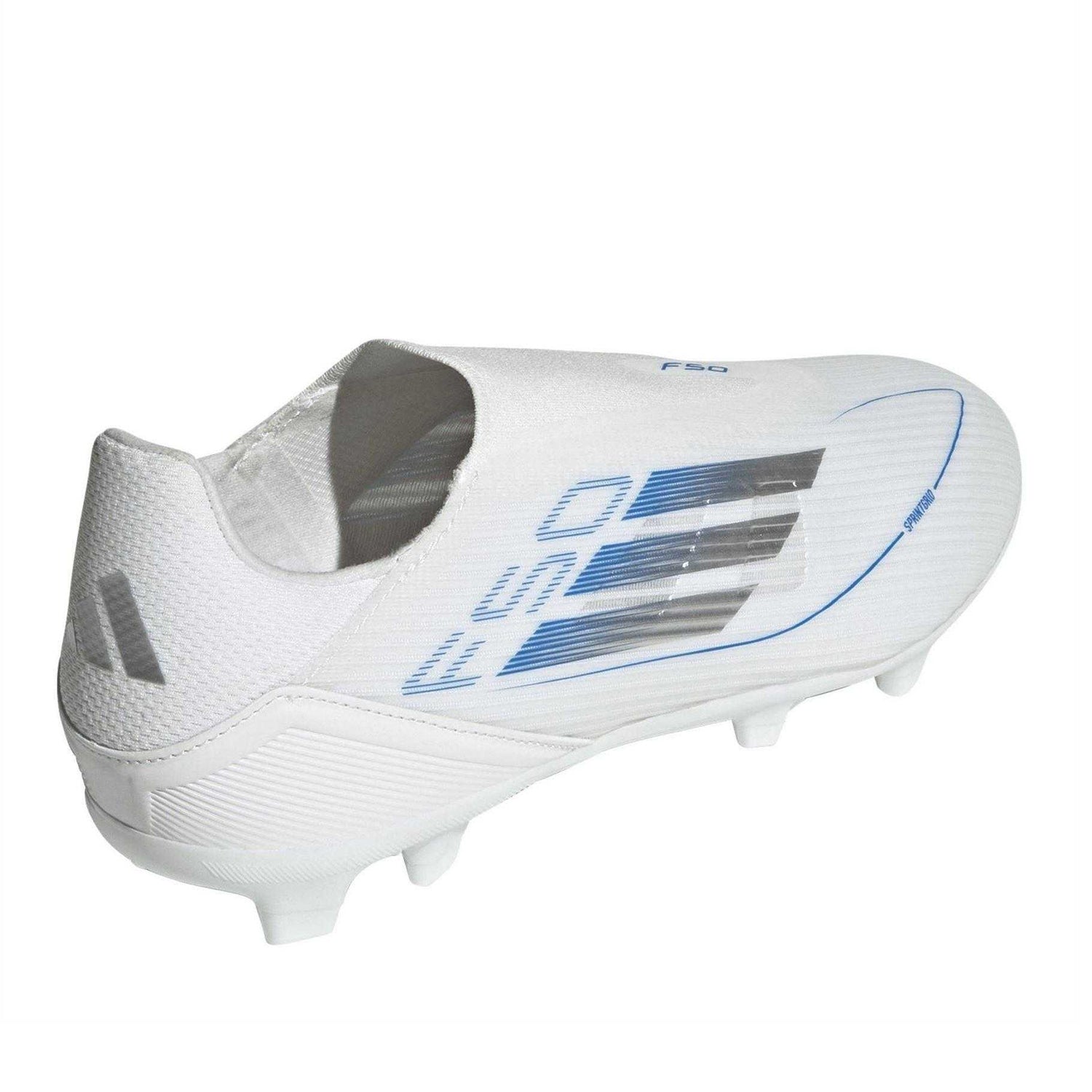 White-Blue - Back - Adidas Unisex Adult League Firm Ground Football Boots