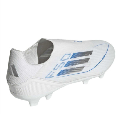 White-Blue - Back - Adidas Unisex Adult League Firm Ground Football Boots