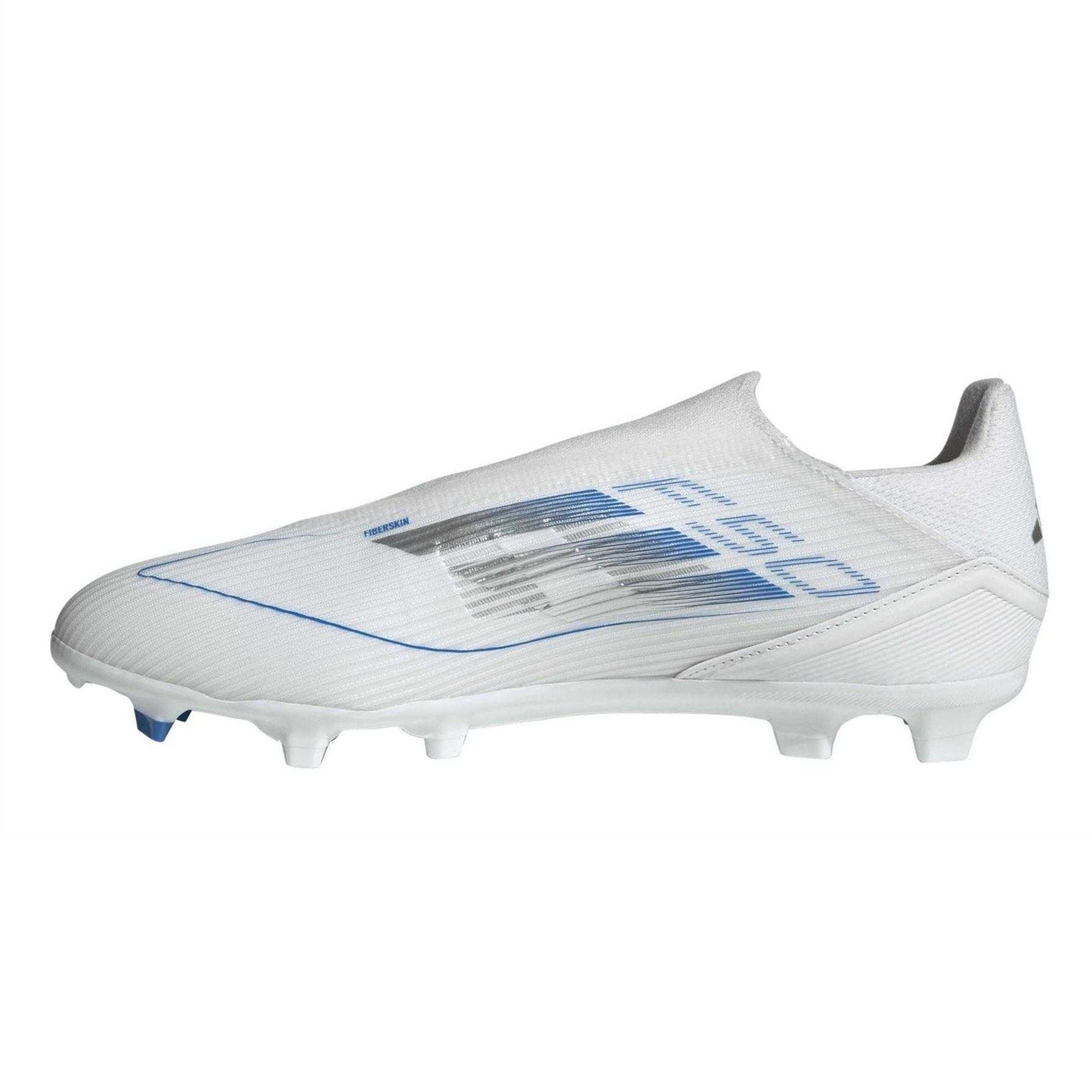White-Blue - Side - Adidas Unisex Adult League Firm Ground Football Boots