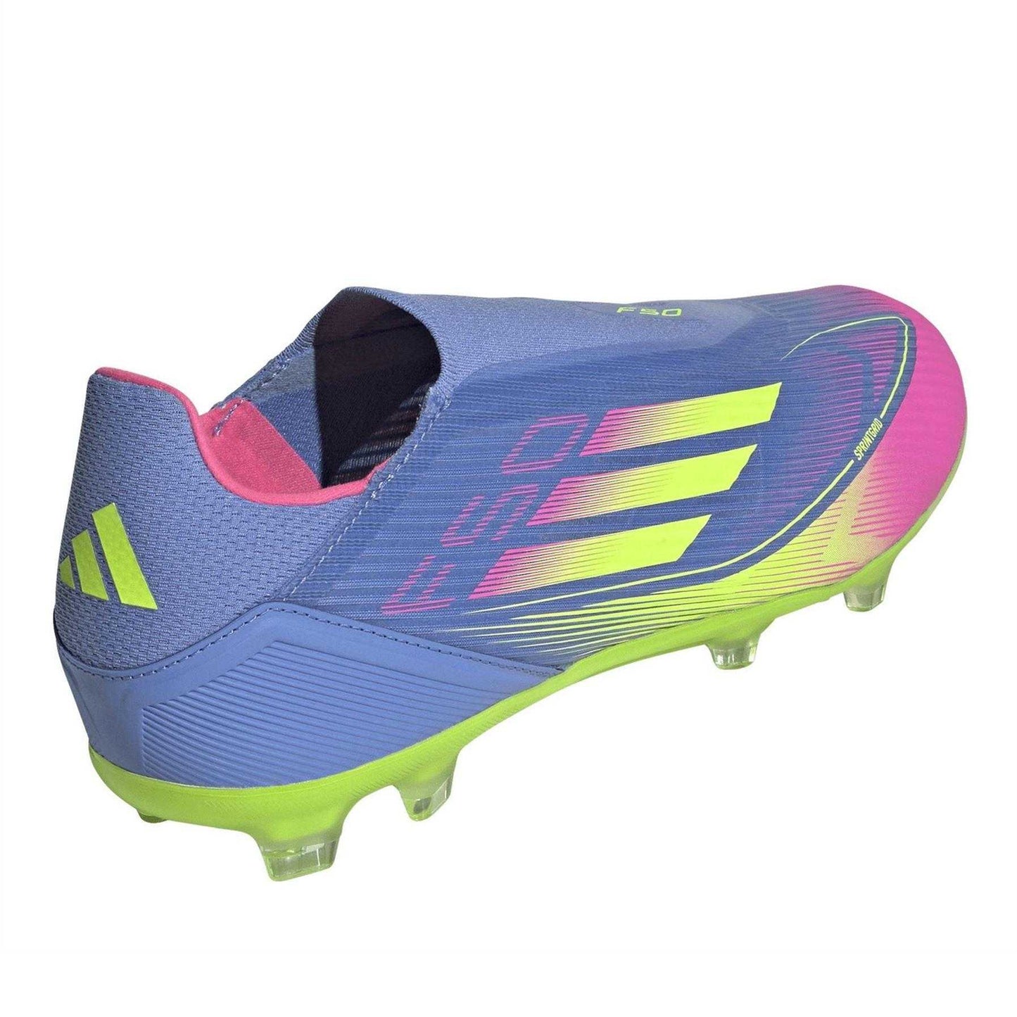 Blue-Lemon - Back - Adidas Unisex Adult League Firm Ground Football Boots