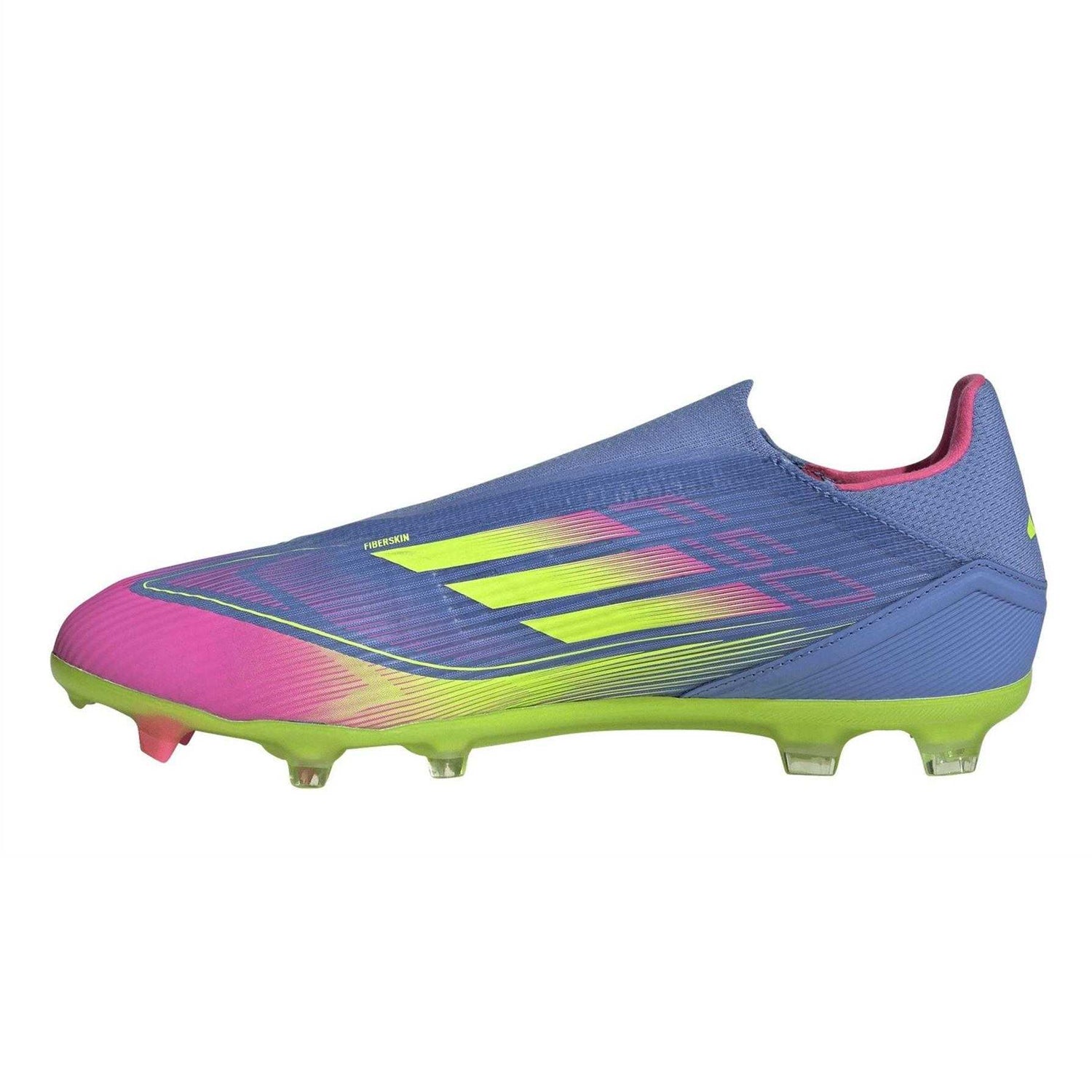 Blue-Lemon - Side - Adidas Unisex Adult League Firm Ground Football Boots