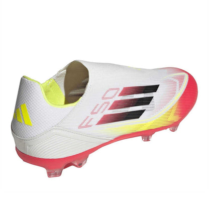 White - Back - Adidas Unisex Adult League Firm Ground Football Boots