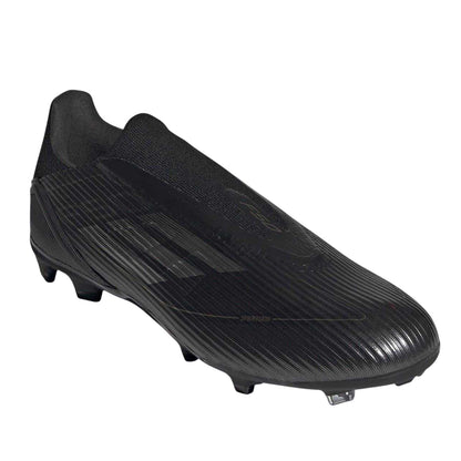 Black-Silver - Front - Adidas Unisex Adult League Firm Ground Football Boots