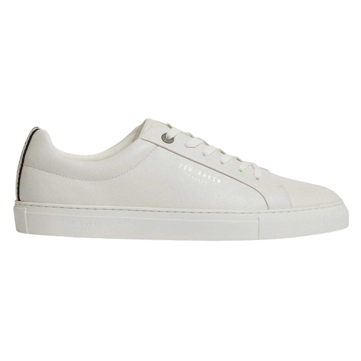 White - Back - Ted Baker Mens Leather Trainers