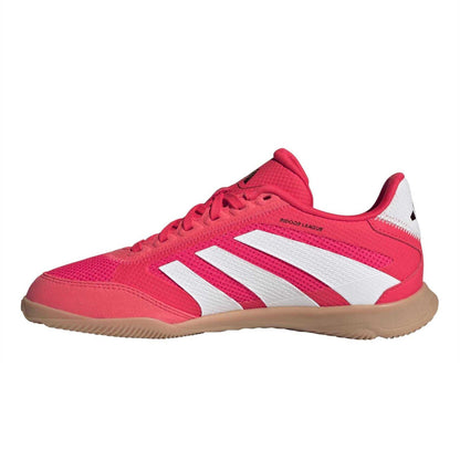 Lucid Red - Side - Adidas Mens Predator League Indoor Football Shoes
