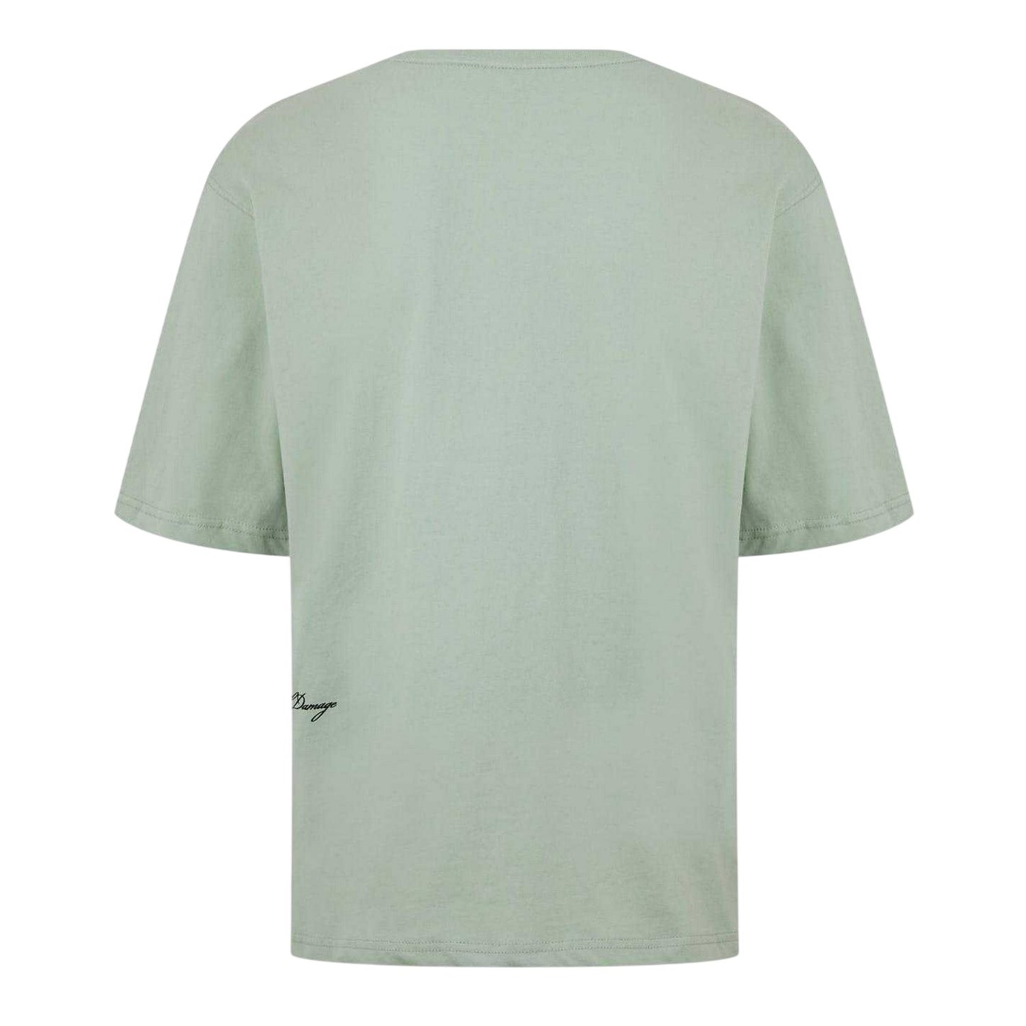 Light Sage - Back - Criminal Damage Mens Back Print Regular T-Shirt