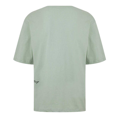 Light Sage - Back - Criminal Damage Mens Back Print Regular T-Shirt