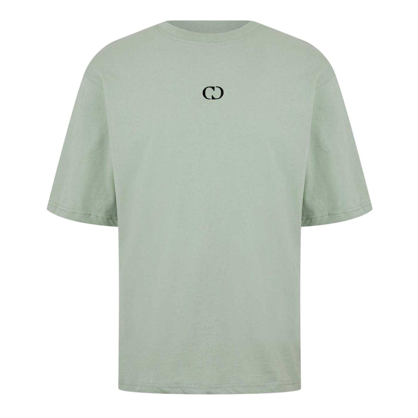 Light Sage - Front - Criminal Damage Mens Back Print Regular T-Shirt