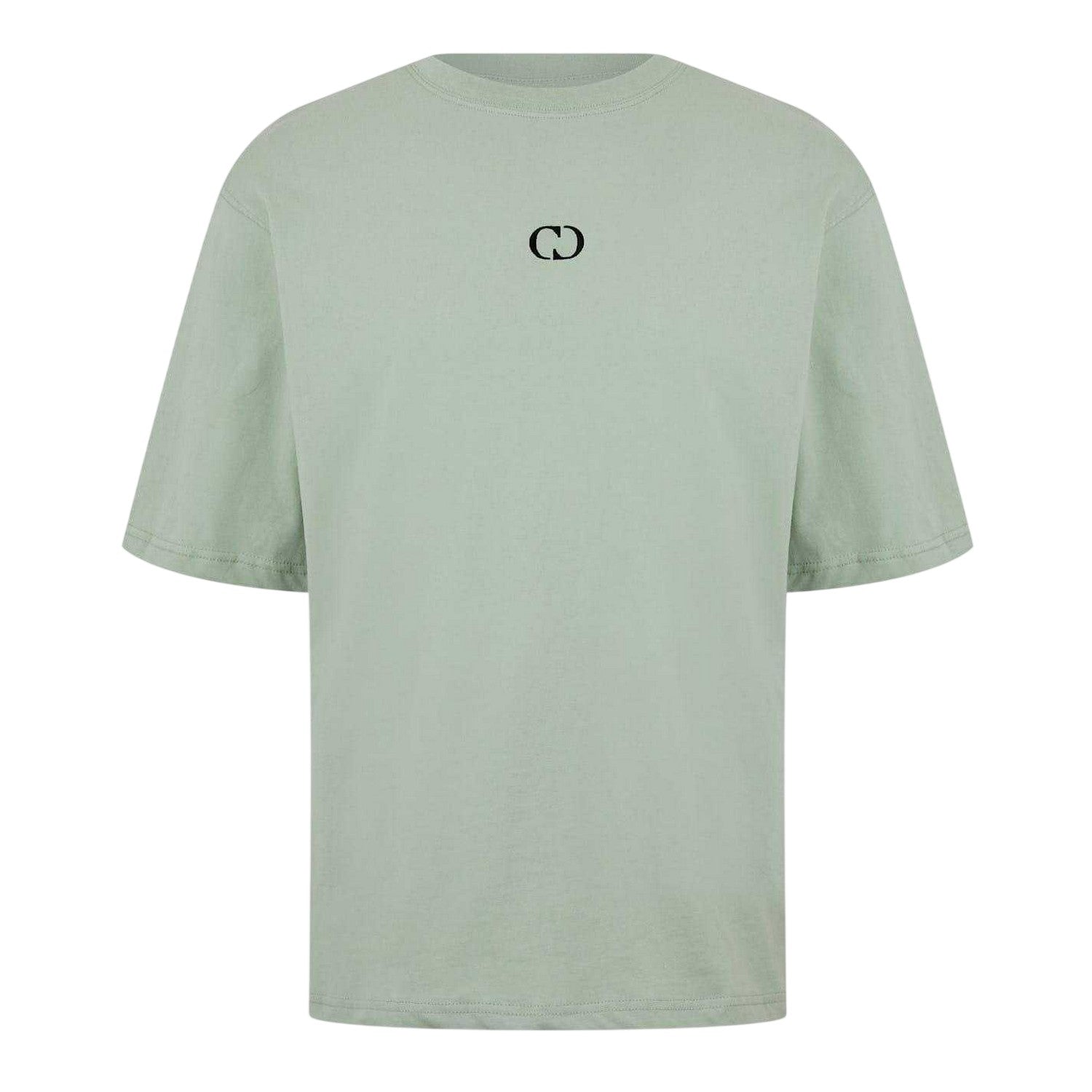 Light Sage - Front - Criminal Damage Mens Back Print Regular T-Shirt