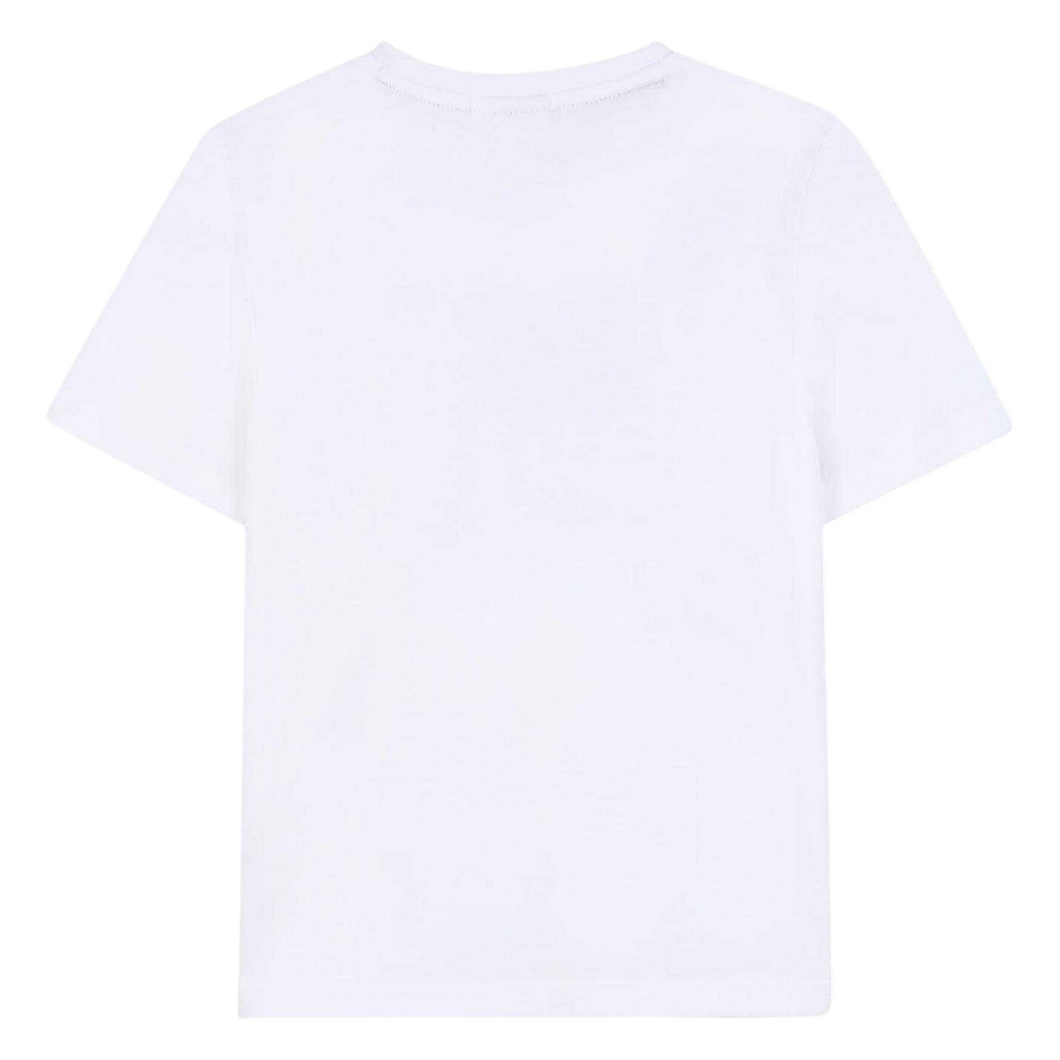 White - Back - Boss Childrens-Kids Cloud Logo Regular T-Shirt