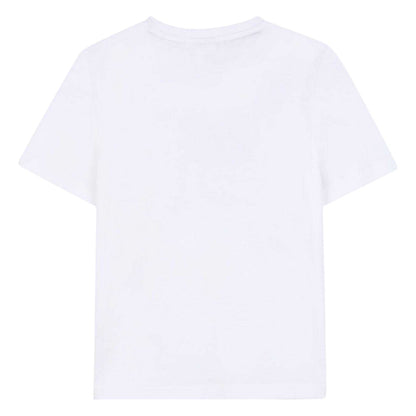 White - Back - Boss Childrens-Kids Cloud Logo Regular T-Shirt