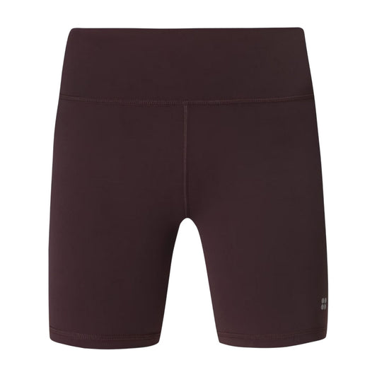 Brown - Front - Sweaty Betty Womens-Ladies Ultimate High Waist Slim Cycling Shorts