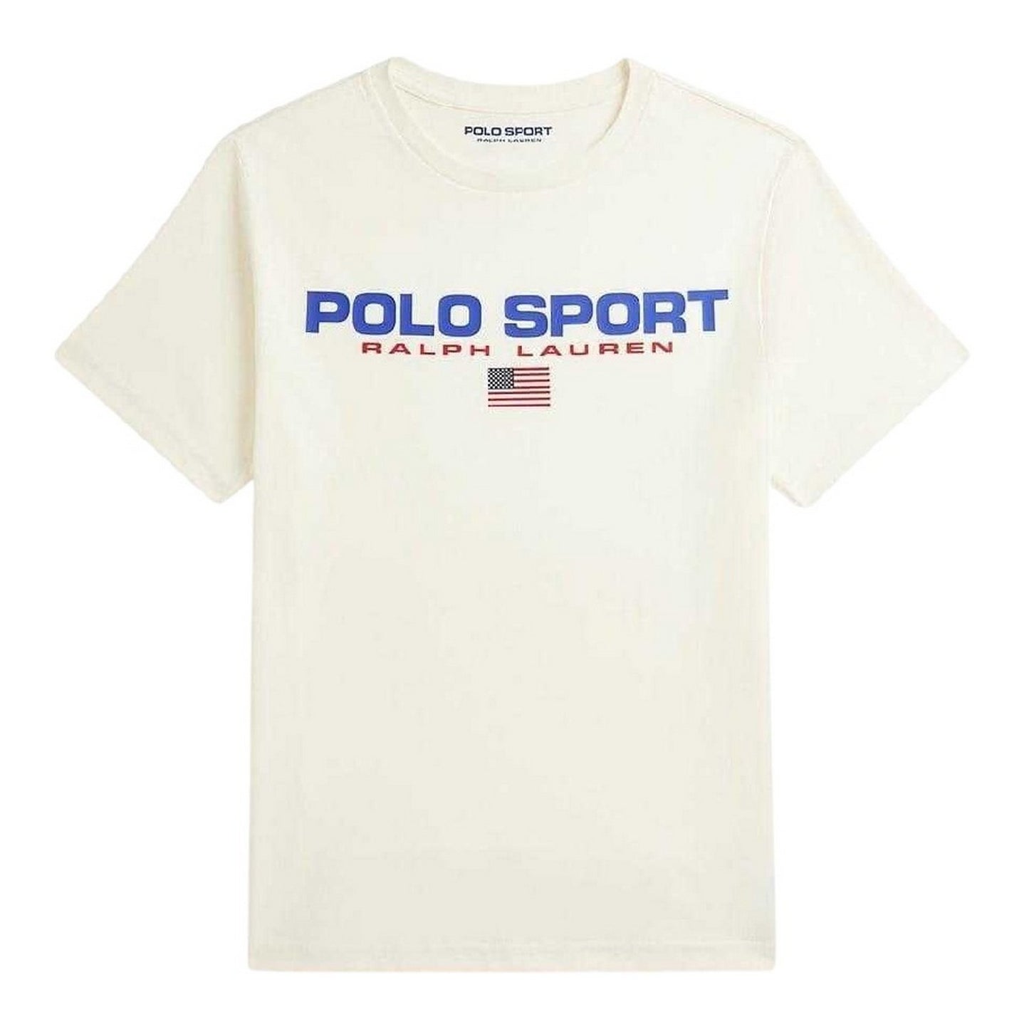 Cream - Front - Ralph Lauren Childrens-Kids Logo T-Shirt