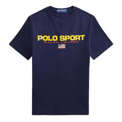 Navy - Front - Ralph Lauren Childrens-Kids Logo T-Shirt
