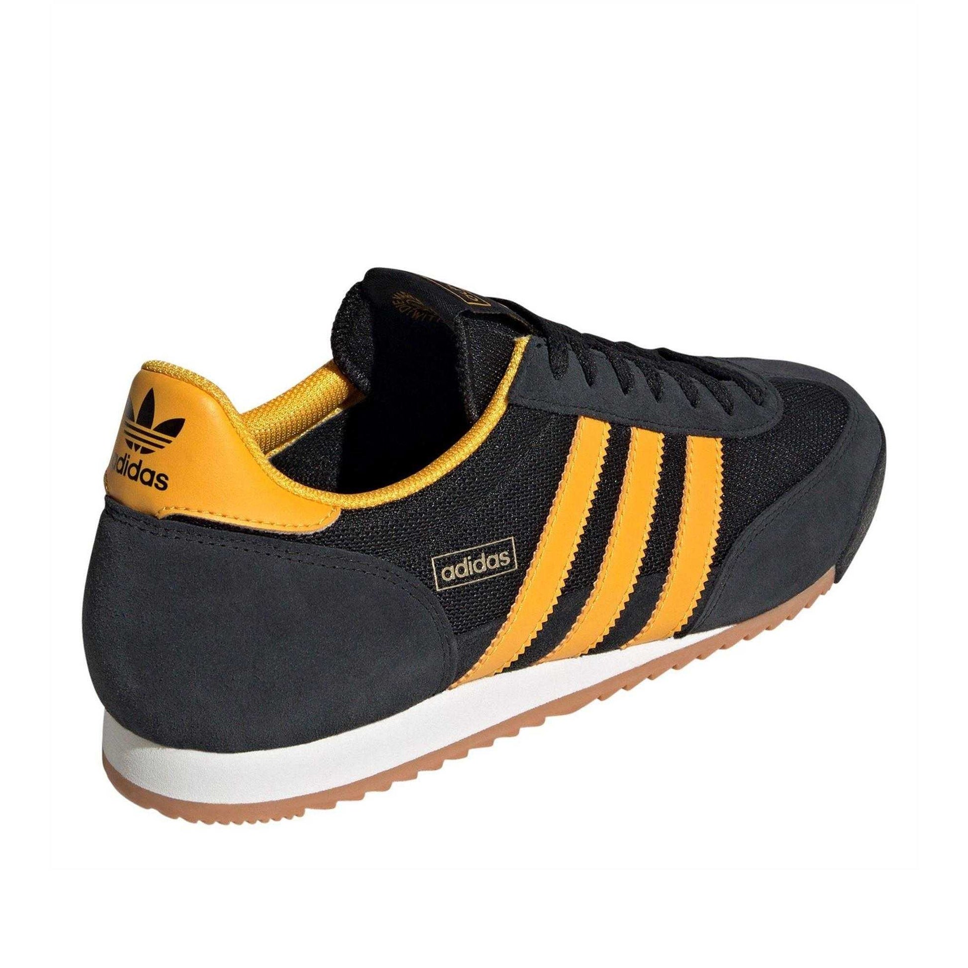Core Black - Back - Adidas Mens Originals R71 Leather Trainers