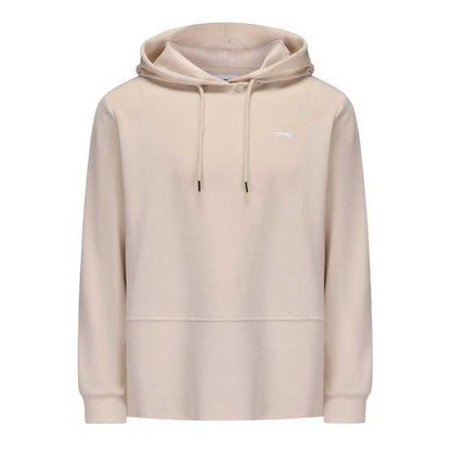 Beige - Front - Slazenger Womens-Ladies Scuba Hoodie