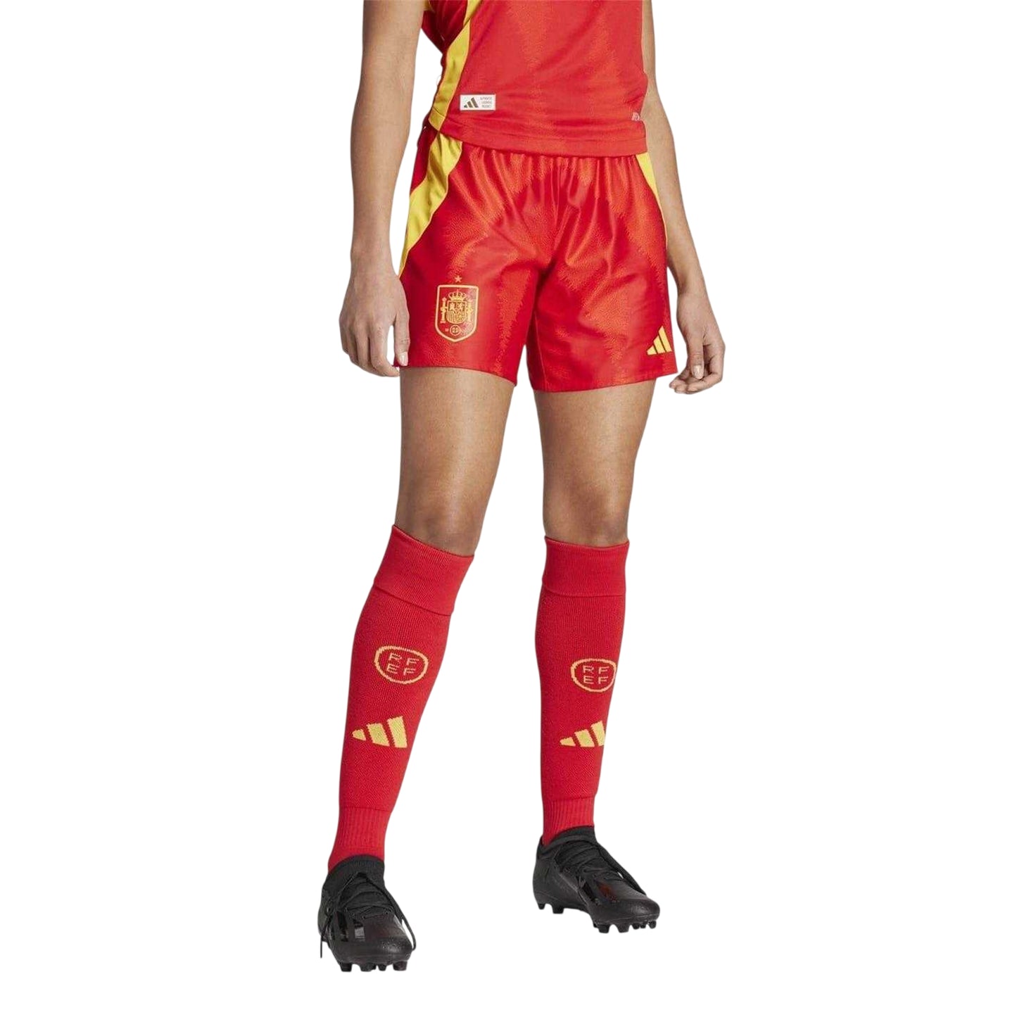 Better Scarlet - Side - Adidas Womens-Ladies Spain Home Shorts