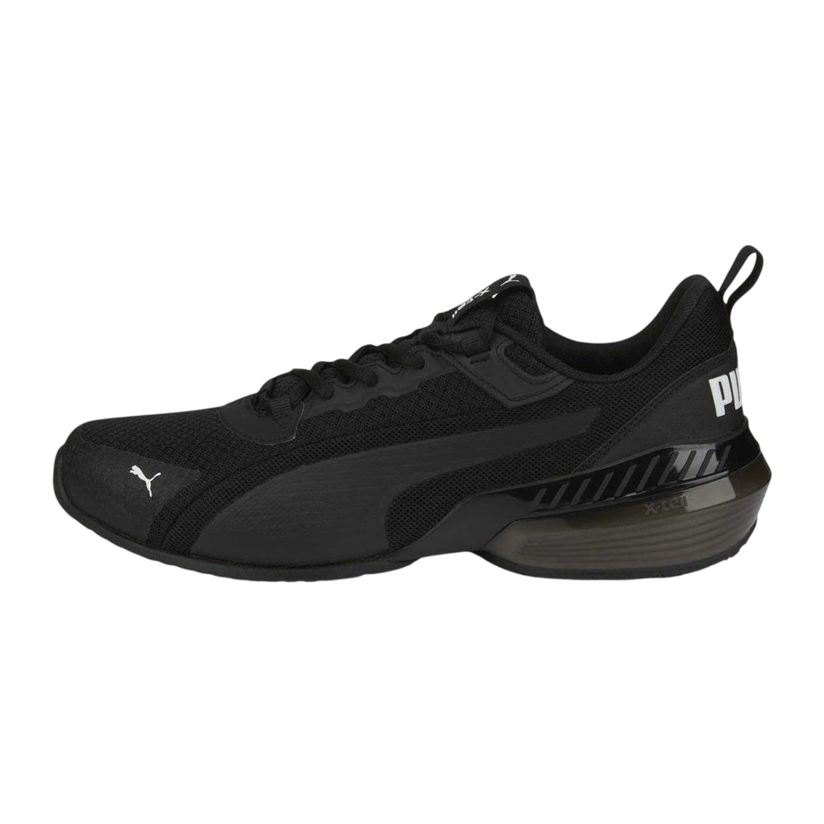Black-White - Side - Puma Mens X-Cell Uprise Logo Shoes