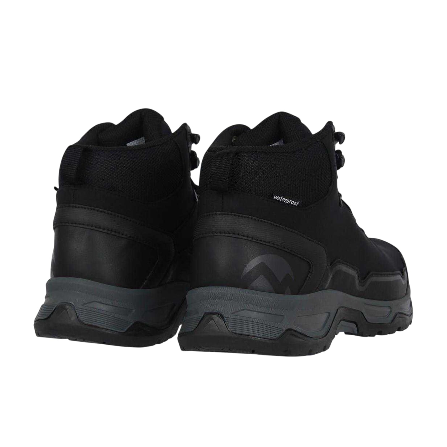 Black - Back - Gelert Mens Softshell Waterproof Walking Boots