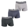 Black-Grey-Denim - Back - Ted Baker Mens Cotton Boxer Shorts (Pack of 3)