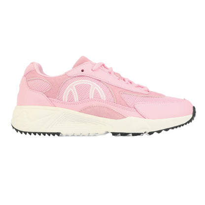 Pink - Side - Ellesse Womens-Ladies Duraturo Leather Trainers